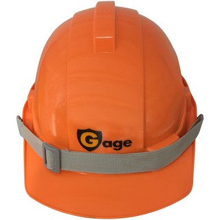 หมวกนิรภัย มอก. HDPE GAGE ORANGE อุปกรณ์นิรภัยส่วนบุคคล ชุดและอุปกรณ์เซฟตี้ เครื่องมือช่างและฮาร์ดแวร์ GAGE ORANGE HDPE