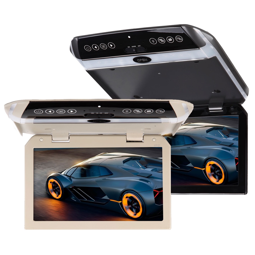 Zulex New 2024 สีเทา จอเพดานติดรถยนต์รุ่น ZL-H103U จอภาพ LED ขนาด 10.1นิ้วความคมชัดสูงระดับ HD รองรั