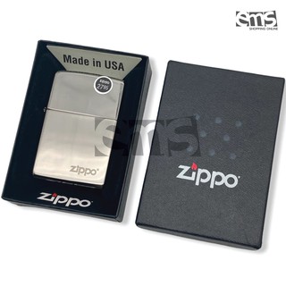 Zippo 2795 คอลเลคชั่น BLACK ICE W/Z (สีเงินเงา) Made in USA