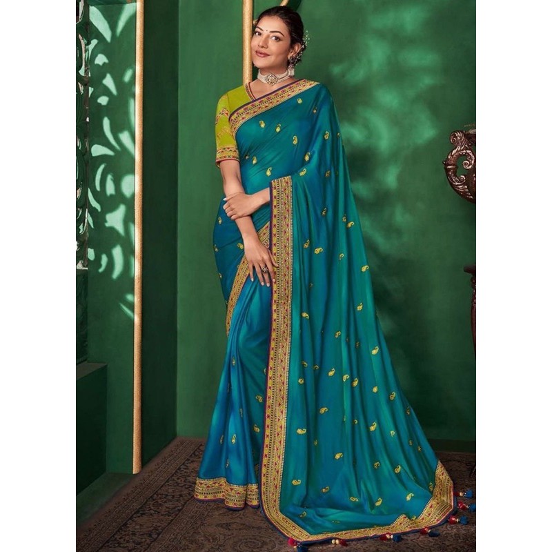 Designer RANGOLI SILK และทํางาน Saree