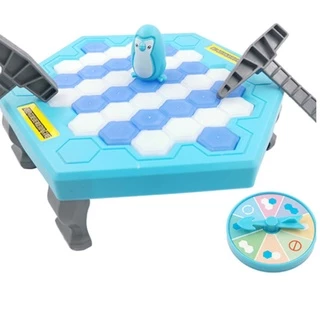 BHQ เกมทุบน้ำแข็ง เพนกวิน ของเล่นสําหรับครอบครัว ดสก์ท็อปเคาะน้ำแข็งบล็อก กับดักเพนกวิน