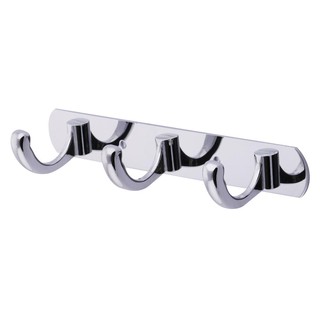 ชั้นวางของ แขวนของ ห้องน้ำขอแขวนผ้า MOYA 22973 สีโครมTOWEL RACK WITH HOOKS MOYA 22973 CHROME