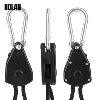 Lamp 2pcs Hanger Room Fan Plant Hanging Grow Rope 1/8inch Ratchet for Pulley Tent