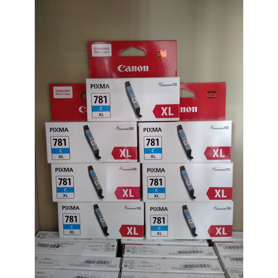 Canon CLI-781 C XL C/M /Y  รุ่น Canon รุ่น  Canon PIXMA TR8570  Canon PIXMA TS707  Canon PIXMA TS817