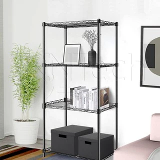 InnHome ชั้นวางของ ชั้นวาง 4 ชั้น อเนกประสงค์ รองรับน้ำหนักได้ 120 kg ขนาด 56 x 35 x 120 cm