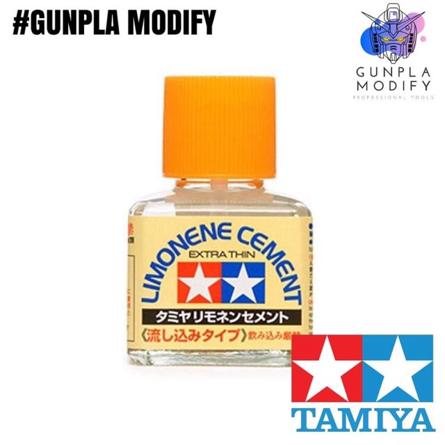 TAMIYA 87134 Limonene Cement Extra Thin กาวฝาส้ม กลิ่นเลม่อน ชนิดบางพิเศษ 40 ml