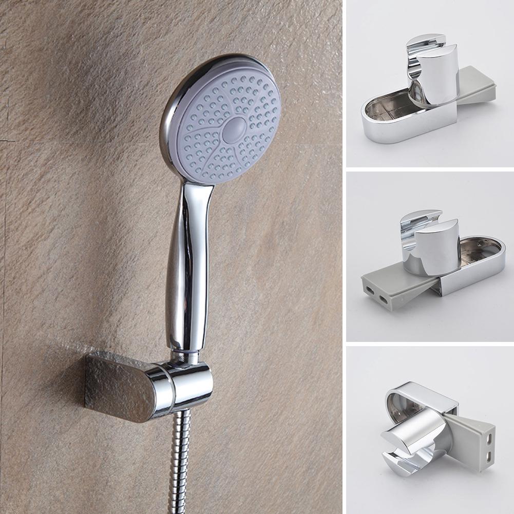 Hanger ABS Bathroom Handheld Adjustable Bracket Polished Chrome Shower Head Holder Wall Mount Slider Modern Rack