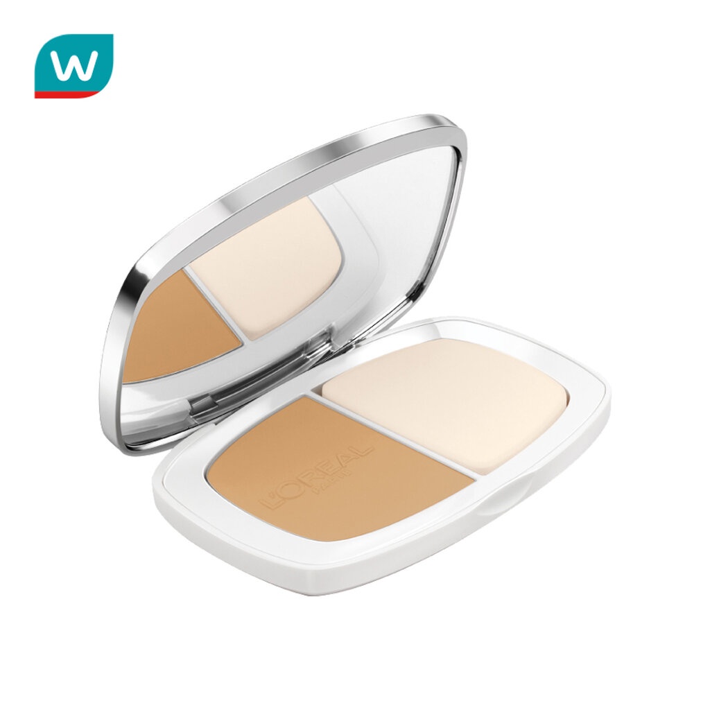 L'oreal ลอรีอัล แป้งผสมรองพื้น ทรูแมช อีเว่น เพอร์เฟคติ้ง พาวเดอร์ SPF32 PA+++ 8ก. #N7 Amber