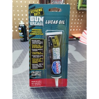 Lucas Oil Gun Grease 1oz จาระบีเฉพาะส่วน ติดทนนาน เหมาะสำหรับจุดเคลื่อนไหวที่ต้องการการหล่อลื่นแบบทน