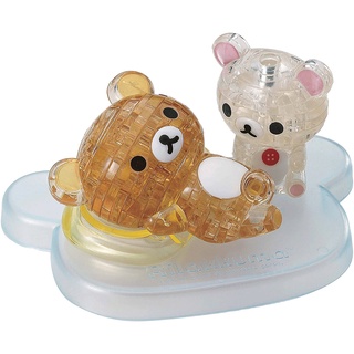 Beverly 3D Crystal Jigsaw Puzzle - Rilakkuma &amp; Korilakkuma 39 ชิ้น [ของแท้ / เรือโดยตรงจากญี่ปุ่น]