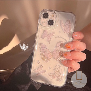 เคสโทรศัพท์มือถือแบบนิ่ม ใส ลายผีเสื้อ สําหรับ Redmi Note 11 10 11Pro 10S 11s 9s 9 Pro Max Plus Redmi 10 10C 9 9T 9C NFC 9A M3 M4 Pro X3 Pro NFC