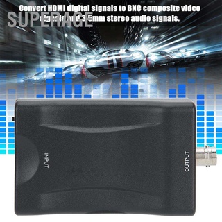 Superage Hdmi To Bnc อุปกรณ์แปลงวิดีโอเข้ากับระบบ Pal/Ntsc สําหรับกล้องบันทึกวิดีโอ Dvd