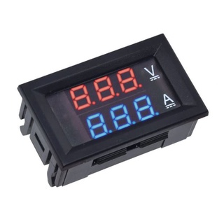 มินิ โวลต์/แอม มิเตอร์ DC 0-100V 10A Mini DC 100V 10A digital volt/ammeter