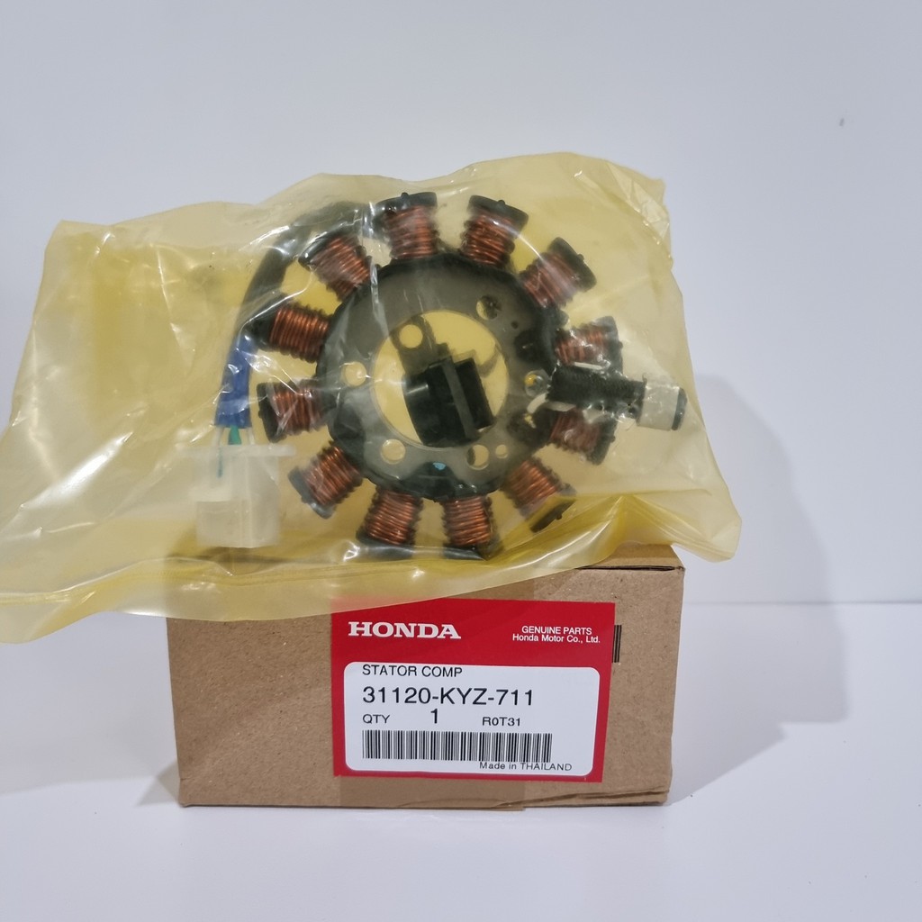มัดไฟ ขดลวดจานไฟ ชุดจานไฟ ฟิลคอยล์ WAVE 125I ปลาวาฬ โฉมปี 2012-2018 แท้ HONDA STATOR COMP  70