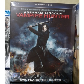 Blu-ray + DVD : Abraham Lincoln Vampire Hunter (2012) ประธานาธิบดีลินคอล์น นักล่าแวมไพร์ Tim Burton Presents