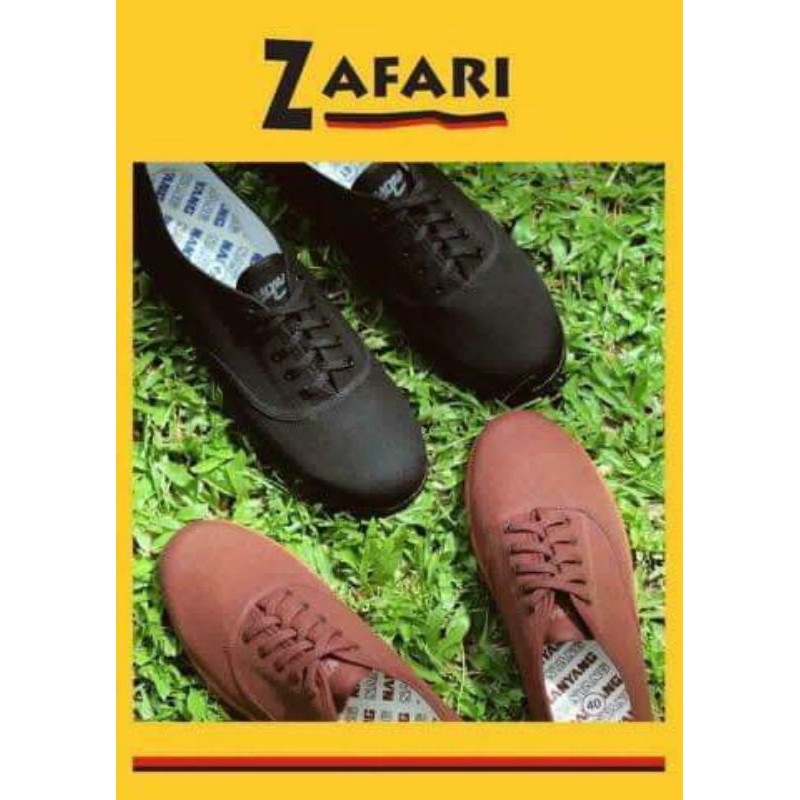 ุNanyang Zafari นันยาง รองเท้าผ้าใบ ดำล้วน ใส่ทำงาน ลูกเสือ ครู เบอร์31-45 /121