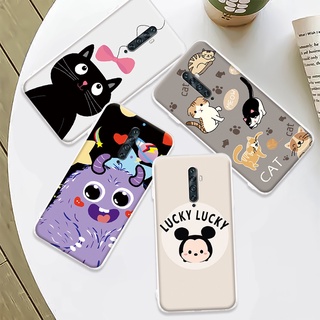 เคสโทรศัพท์ การ์ตูนน่ารัก อ่อนนุ่ม เคส OPPO Reno2 F Reno2 Z