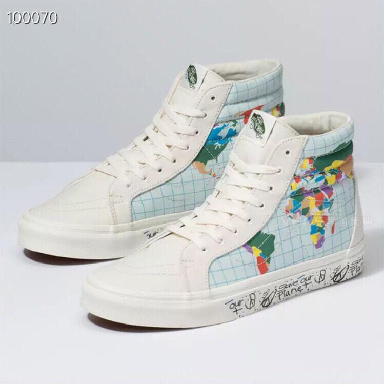 VANS Vans X SAVE OUR PLANET SK8-HI save the earth joint high-top sneakers  BV8T2V | Shopee Thailand