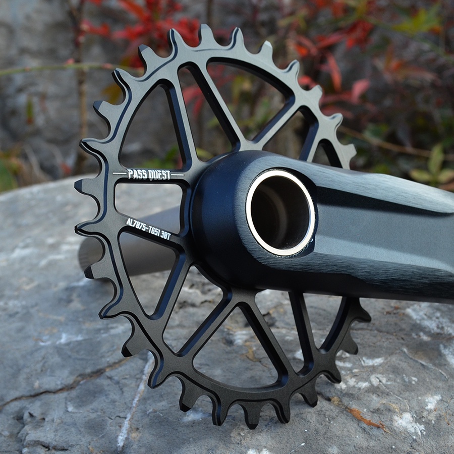 ใบจานหน้าจักรยาน SHIMANO deore xt M7100 M8100 M9100 12 ความเร็ว ใบจาน 0 องศามง วงรี Chainring