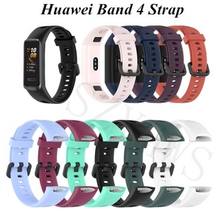 สายนาฬิกาข้อมือซิลิโคนสําหรับ Huawei Band 4