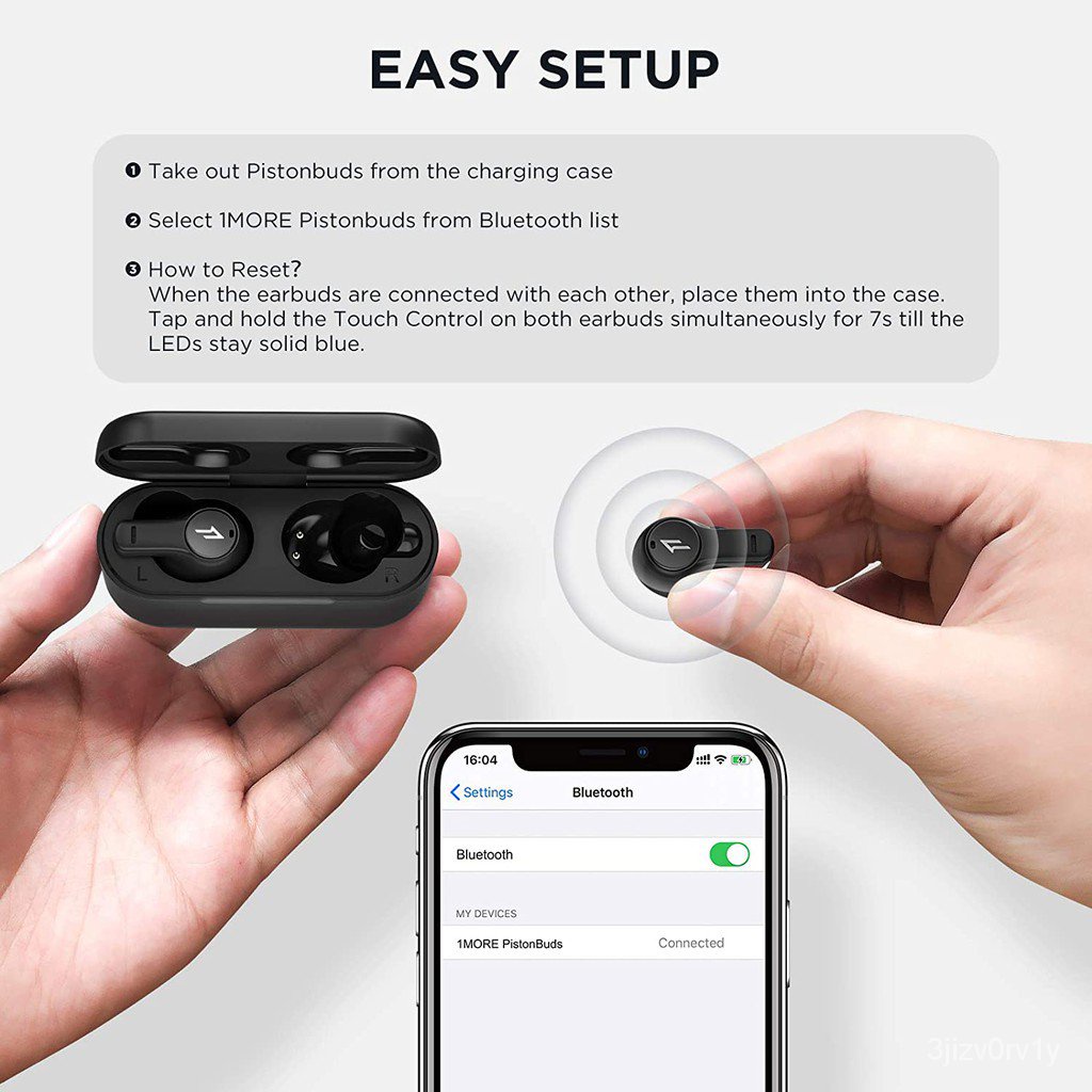 Original 1More PistonBuds True Wireless In Ear Bluetooth Earphone ...