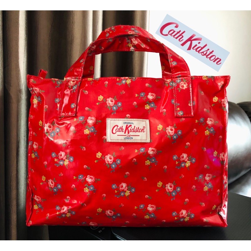 🌺Cath Kidston กระเป๋าสวย ดอกไม้สีแดง รับตรุษจีน คะ