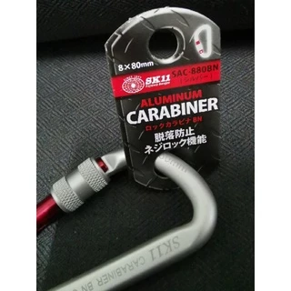 ห่วงเกี่ยวนิรภัย CARABINER ALUMINUM SK11 SAC-880BN 8x80mm