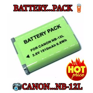 Battery NB-12L For Canon PowerShot N100,G1X Mark II,  mini X