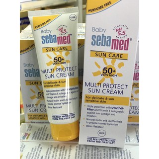Sebamed Baby Sun Cream Multi Protection75 Ml ครีมกันแดดเด็ก(1หลอด)