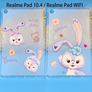 Oppo Realme Pad WIFI / Realme Pad 10.4 เคสกระเป๋ากระต่าย + กระจกนิรภัย