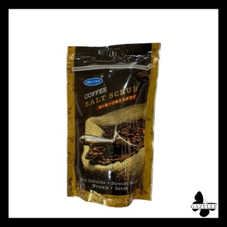 Argussy Coffee Salt Scrub [ขนาด 1 ซองx 280กรัม] อากัสซี่ สครับเกลือสปาขัดผิว สูตรกาแฟ