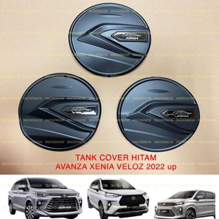 Hitam ฝาครอบถังน้ํามัน Avanza Xenia Veloz 2021 2022 2023 2024 2025 แพลตตินัม โครเมี่ยมคาร์บอน สีดํา