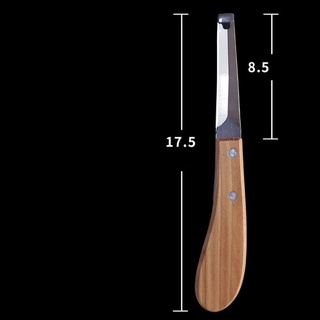 มีดแต่งกีบเท้าสัตว์ 1ชิ้น แบบ 2คม มีดแต่งกีบวัว โค แพะ แกะ ม้า (รุ่นประหยัด)