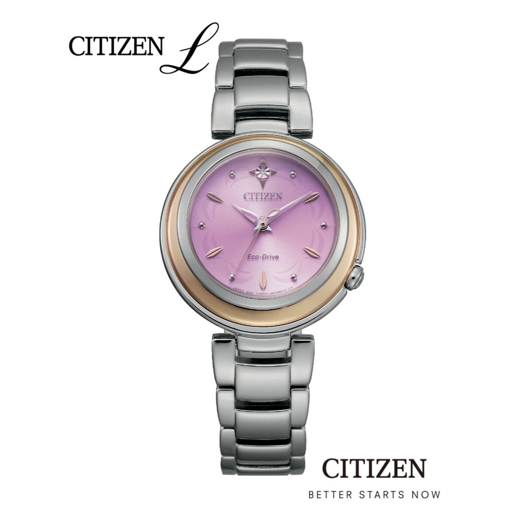 CITIZEN L Eco-Drive EM0588-81X Lady Watch ( นาฬิกาผู้หญิงพลังงานแสง)