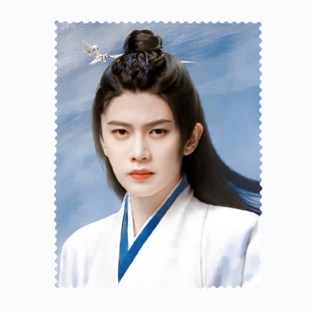 ผ้าเช็ดแว่นตา ผ้าเช็ดเลนส์ ไมโครไฟเบอร์ The Blue Whisper ทาสปีศาจ ตี๋ลี่เร่อปา เหรินเจียหลุน