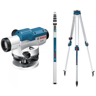 Bosch กล้องวัดระดับ GOL26D พร้อมกับไม้สต๊าฟ GR500 และขาตั้ง BT160 ทั้งเซ็ต รับประกันศูนย์ 6 เดือน