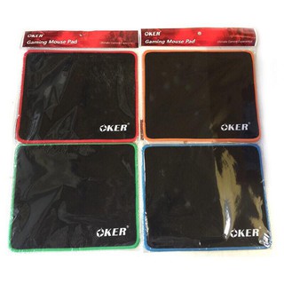 OKER แผ่นรองเมาส์ Mouse Pad สีดำ PA203