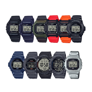 [โค้ด11FASH150]คาสิโอ้รุ่น W218H CASIO DIGITAL นาฬิกาคาสิโอดิจิตอล สไตล์จีชอค ประกัน1ปี W24OUTLET พร้อมกล่อง