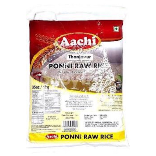 Aachi Ponni Raw Rice 1kg