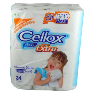 กระดาษชำระ CELLOX DOUBLE ROLL แพ็ค 24