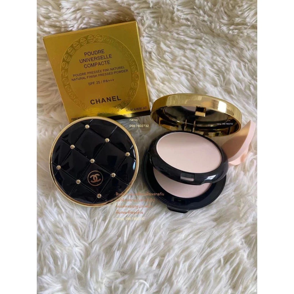 พร้อมส่ง แป้งชาเนล POUDRE UNIVERSELLE COMPACTE POUDRE PRESSÉE FINI NATUREL E) NATURAL FINISH PRESSED POWDER SPF25/PA+++ thumbnail 5