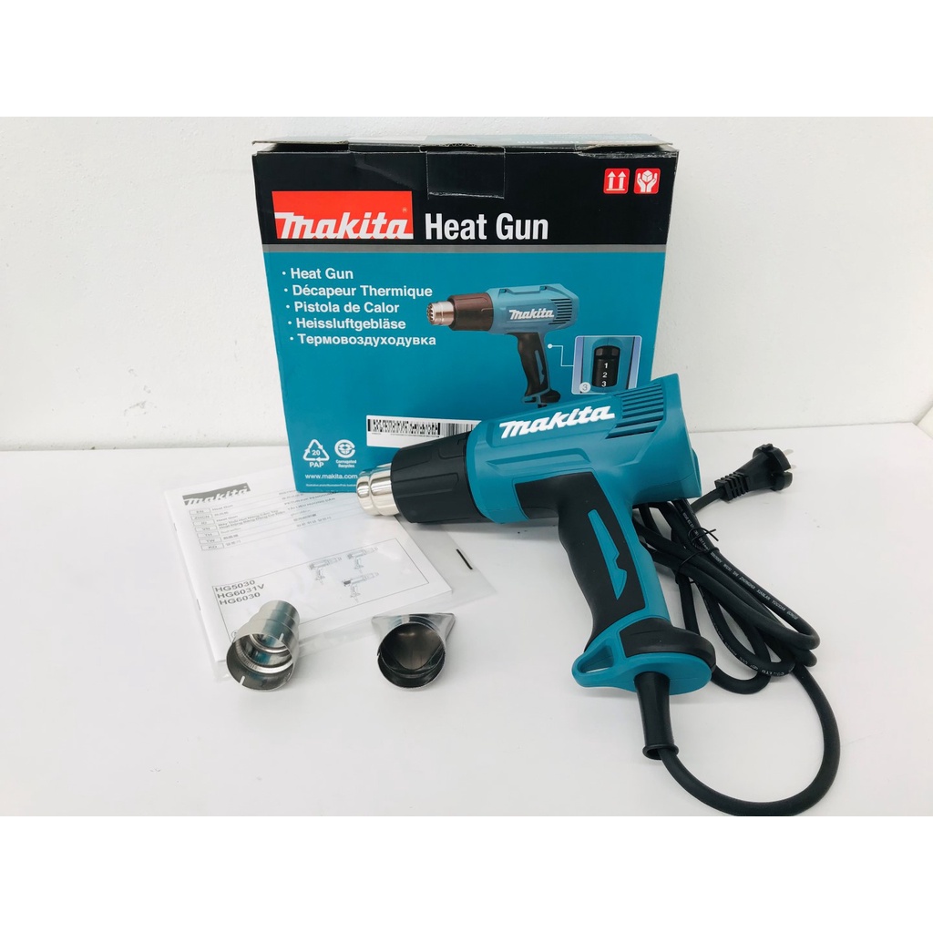 Makita เครื่องเป่าลม ร้อน  HG6030 1800W  M-MCC