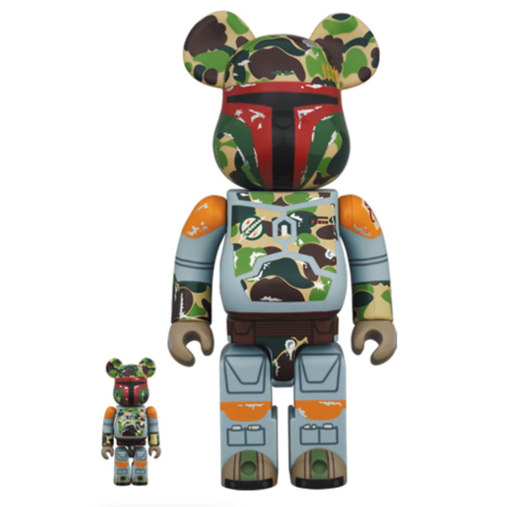 Bearbrick Boba Fett x Bape  400% และ 100% ส่งฟรี