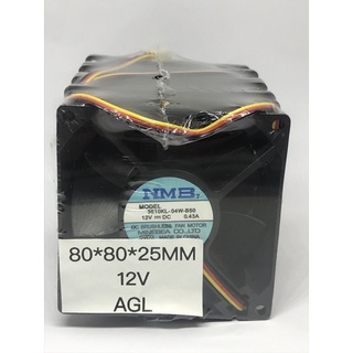 3610KL-04W-B50 12VDC 0.43A 80*80*25MM 3สาย พัดลมเครื่องFANUC