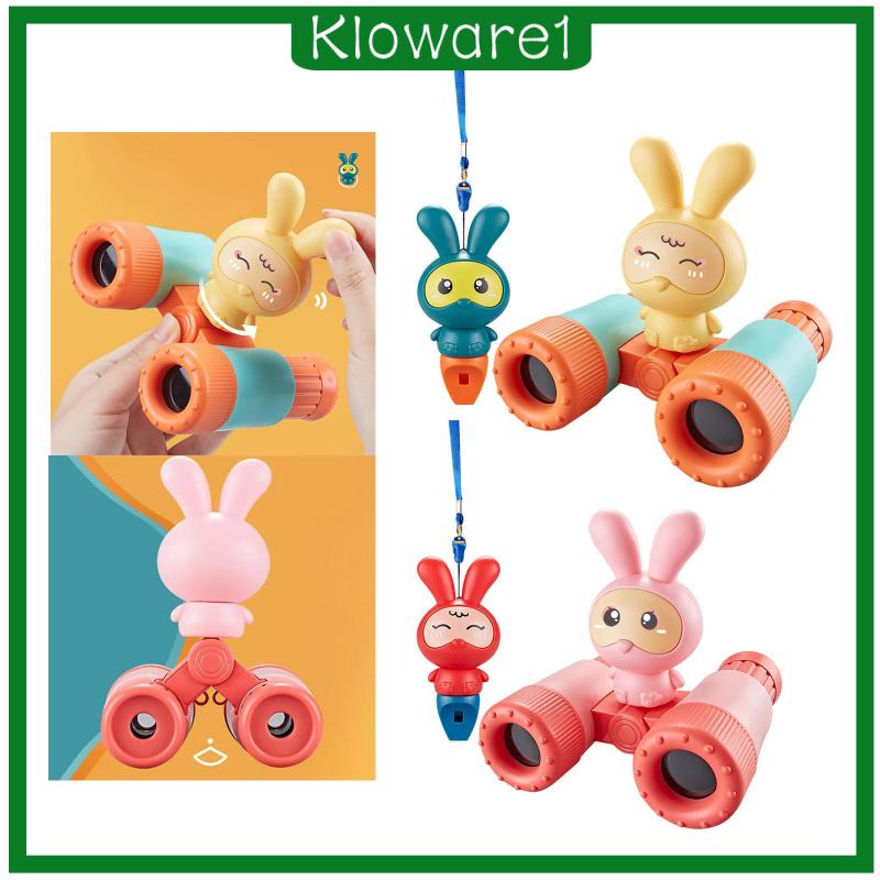 [Kloware1] กล้องส่องทางไกล ของเล่น ปรับโฟกัสได้ การ์ตูน และเด็กผู้หญิง ท่องเที่ยวกลางแจ้ง