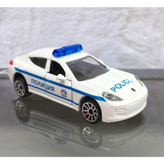 Majorette Porsche Panamera Police - Bulgaria - White Color /Wheels 5U /scale 1/64 (3 inches) no Package