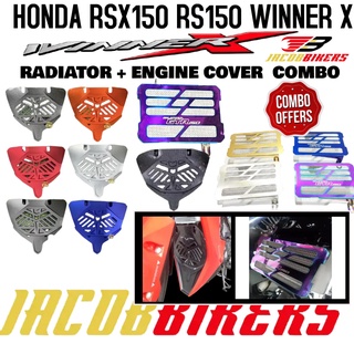 Combo HONDA RSX150 WINNER X ENGINE GUARD + ฝาครอบหม้อน้ํา