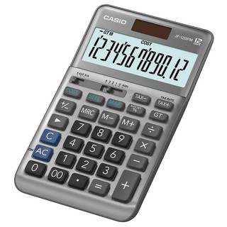 เครื่องคิดเลข เงิน คาสิโอ JF-120FM-W-DP Casio Money Calculator JF-120FM-W-DP