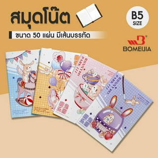 ฺีิัBunny สมุดโน๊ตปกอ่อนจดบันทึกมีเส้นบรรทัด