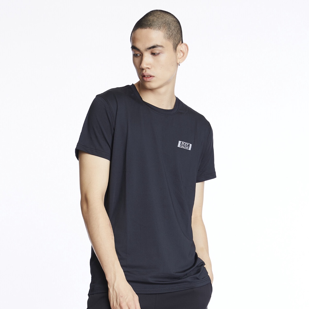 BODY GLOVE Men's Basic Drycool T-Shirt เสื้อยืด ผู้ชาย สีดำ-01-ผ้าคอตตอน ใส่สบาย สไตล์ใหม่ 2021 ชาย ผู้หญิง